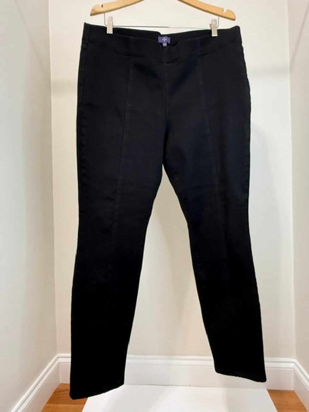 NYDJ Legging Pull On Jeans Black 16W Plus Size